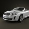 Bentley Continental Supersport convertible 3d model