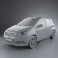 Chevrolet Aveo 5-door 2009 3d model
