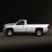 Chevrolet Silverado HD Regular Cab Long Bed 2011 3d model