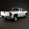 Chevrolet Silverado HD Extended Cab Standard Bed 2011 3d model