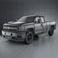 Chevrolet Silverado HD Extended Cab Standard Bed 2011 3d model