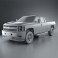 Chevrolet Silverado HD Extended Cab Standard Bed 2011 3d model