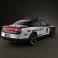 Dodge Charger Police 2011 3d model