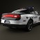 Dodge Charger Police 2011 3d model