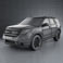 Ford Explorer 2011 3d model