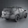 Ford Explorer 2011 3d model