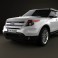 Ford Explorer 2011 3d model