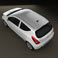 Hyundai i20 3-door 2010 3d model
