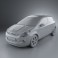 Hyundai i20 3-door 2010 3d model