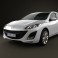 Mazda 3 hatchback 2011 3d model