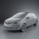 Opel Corsa 3-door 2011 3d model