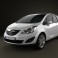 Opel Meriva B 2011 3d model