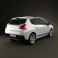 Peugeot 3008 2010 3d model