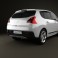 Peugeot 3008 2010 3d model
