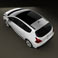 Peugeot 3008 2010 3d model