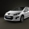 Peugeot 308 SW 2012 3d model