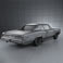 Pontiac GTO 1967 3d model