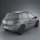 Renault Clio 3-door 2010 3d model