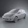 Renault Clio 5-door 2010 3d model