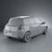 Renault Clio 5-door 2010 3d model