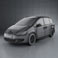 Volkswagen Sharan (Typ 7N) 2010 3d model