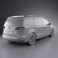 Volkswagen Sharan (Typ 7N) 2010 3d model