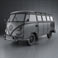 Volkswagen Transporter T1 1950 3d model