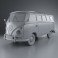 Volkswagen Transporter T1 1950 3d model