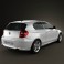 BMW 1 Series 3-door 2009 3d model