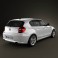 BMW 1 Series 5-door 2009 3d model
