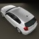 BMW 1 Series 5-door 2009 3d model