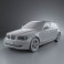 BMW 1 Series 5-door 2009 3d model
