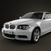 BMW 1 Series 3-door coupe 2009 3d model