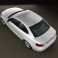 BMW 1 Series 3-door coupe 2009 3d model