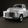 Chevrolet Advance Design Pickup 1951 3d model