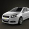 Chevrolet Aveo 3door 2009 3d model