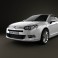 Citroen C5 Saloon 2011 3d model