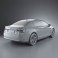 Citroen C5 Saloon 2011 3d model