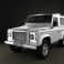 Land Rover Defender 90 Station Wagon 2011 3d model