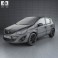 Opel Corsa D 5-door 2011 3d model