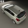 Opel Corsa D 5-door 2011 3d model