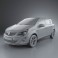 Opel Corsa D 5-door 2011 3d model