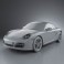 Porsche Cayman S 2011 3d model