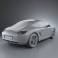 Porsche Cayman S 2011 3d model