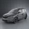 Skoda Praktik 2011 3d model