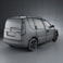Skoda Praktik 2011 3d model