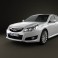 Subaru Legacy (Liberty) sedan 2010 3d model