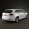 Toyota Avensis Tourer 2009 3d model