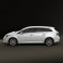 Toyota Avensis Tourer 2009 3d model
