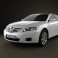 Toyota Camry 2010 with HQ Interior 3d model